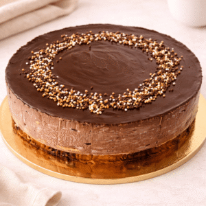 Tarta de galleta y chocolate