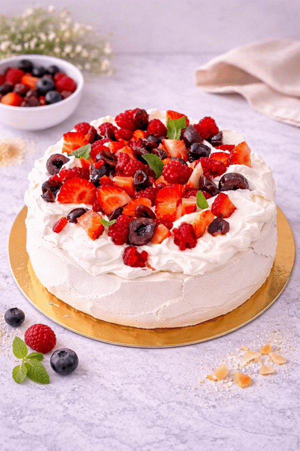 Tarta Pavlova pequeña