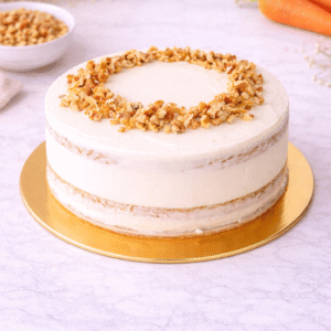 Tarta pequeña de zanahoria