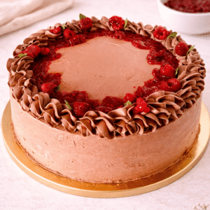 Tarta de Chocolate y Frambuesa